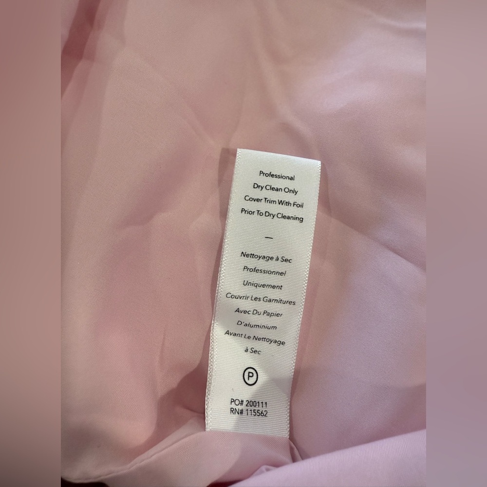 Likely Cameron Ostrich Feather-Trimmed Midi-Dress in rose shadow - Picture 14 of 15